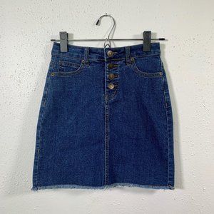 Brand new denim mini skirt